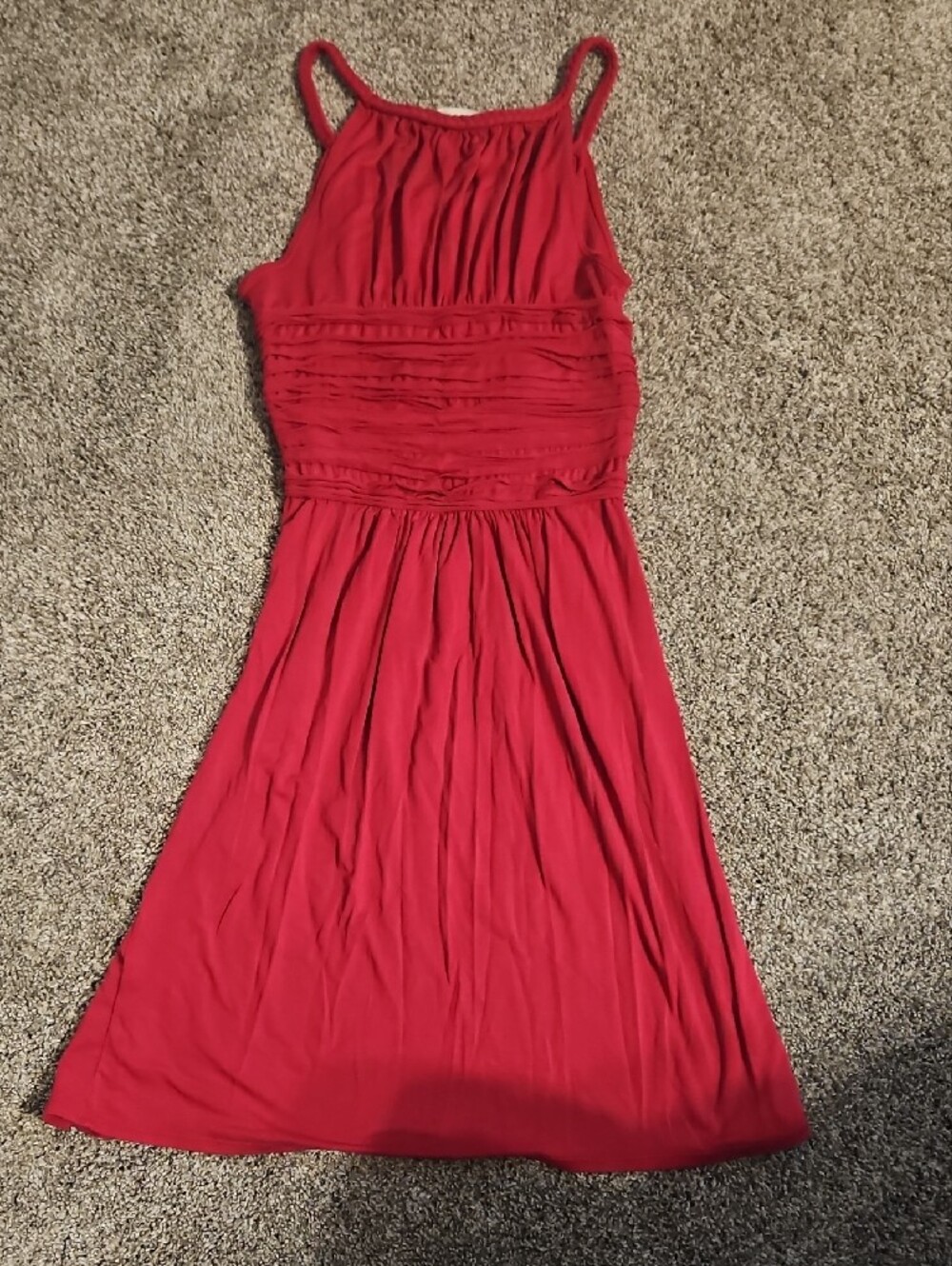 Max Studio Pink/maroon Sleeveless Twist-Front Midi Dress - Picture 3 of 3